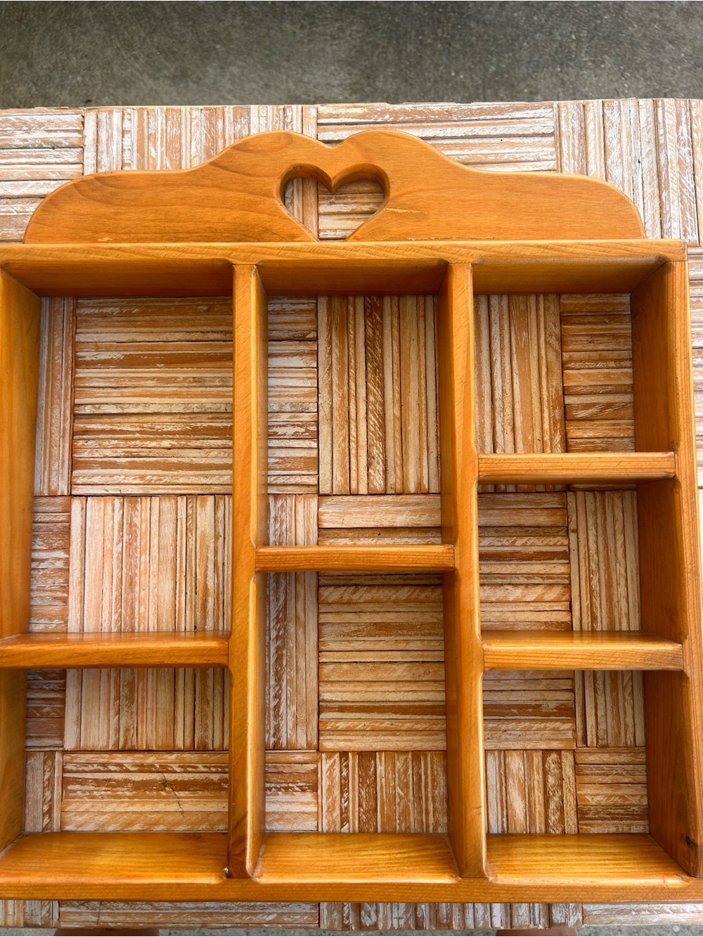 knick knack shelf - 16" tall - wood